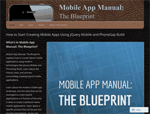 Tablet Screenshot of mobileappmanual.com